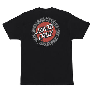Santa Cruz Skateboards Shirt Splatter MFG Dot Black