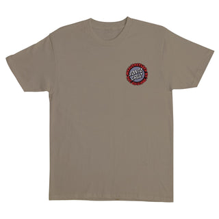 Santa Cruz Skateboards Shirt Splatter MFG Dot Prairie Dust