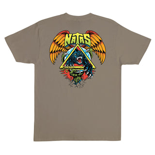 Santa Cruz Skateboard T-Shirt Natas SC Panther Prairie Dust