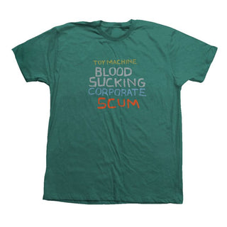Toy Machine Skateboards Shirt Bloodsucking Scum Jade