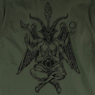 Welcome Skateboards Work Shirt Altar Ripstop Ivy Green