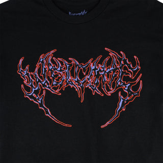 Welcome Skateboard T-Shirt Fang Black/Purple/Red