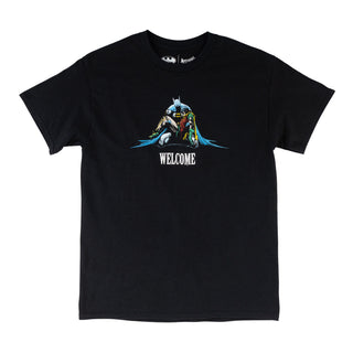 Welcome x Batman Skateboard T-Shirt Death in the Family Black