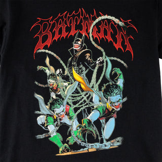 Welcome x Batman Skateboard T-Shirt Batman Who Laughs Black