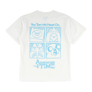 Welcome x Adventure Time Shirt Heart On White/Blue