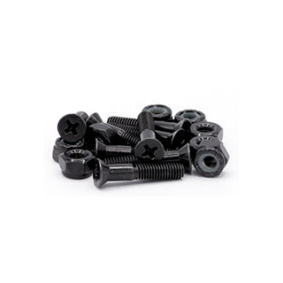 Tripin Skateboard Hardware 1.25" Phillips Black on Black
