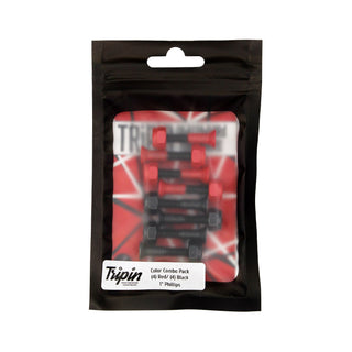 Tripin Skateboard Hardware 1" Phillips Hain-N Red