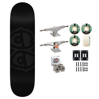 Krooked Skateboard Black 8.5" Independent Satori Premium Kit