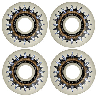 Bones Skateboard Wheels 60mm X-Formula 95A V5 Street Cleats
