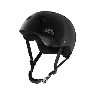 Yepa Skateboard Helmet T-Shell Gloss Black - Certified
