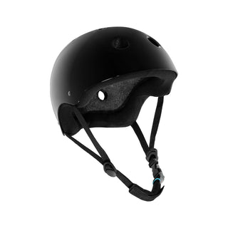 Yepa Skateboard Helmet T-Shell Gloss Black - Certified