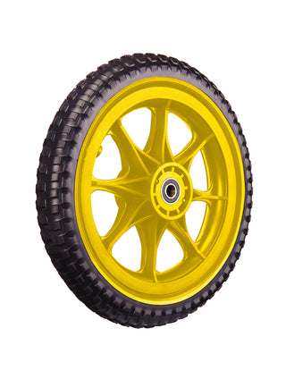 Zuca Dynamic Discs Tubeless All Terrain Foam Wheel Disc Golf Cart Accessories -  Yellow