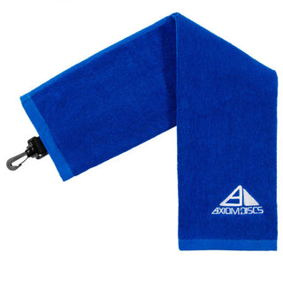 Axiom Disc Golf Towel Tri-Fold Blue 23.25" x 16.5"