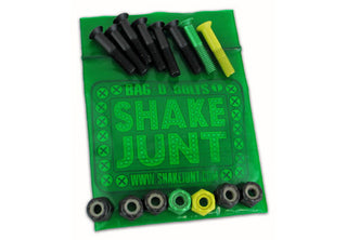 Shake Junt Hardware Black/Green/Yellow 1" Philliips