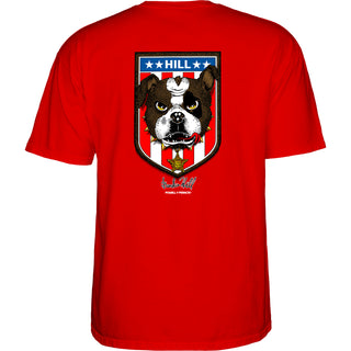 Powell Peralta Skateboard Shirt Hill Bulldog Red