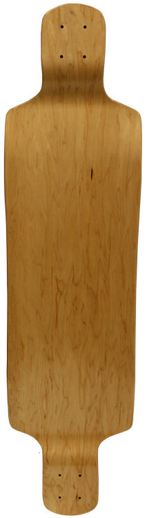 Longboard Moose Longboard Deck 10" x 39.8" Drop Down NATURAL