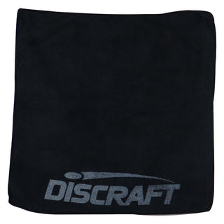 Discraft Ultra Absorbent Microfiber Disc Golf Towel 15.5" x 15.5" - Black/Grey