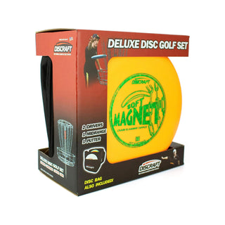 Discraft Deluxe Disc Golf Set (4 Disc and Bag) - Everything you need to play