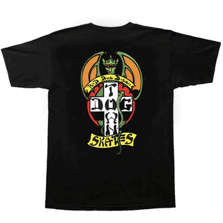Dogtown Skateboards Shirt Red Dog OG 70s Black