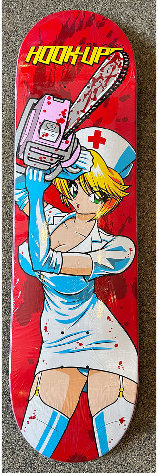 Hook Ups Skateboard Complete Chainsaw Nikki 8.5" x 32.25"
