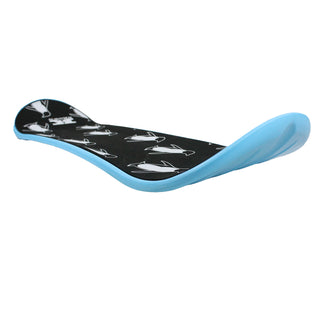 Krown Snowskate 9" x 32" Pengiun Blue Color Studded Grip Combo