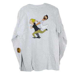 Habitat Longsleeve Shirt Bobs Burgers Marius and Bob Heather Grey