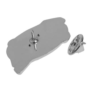 MVP Disc Golf Hard Enamel Pin - Chrome Background