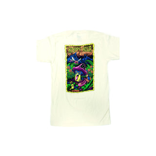 Happy Hour T-Shirt Black Light Mushroom Natural
