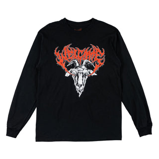 Welcome Skateboards Longsleeve Shirt Pupil Black