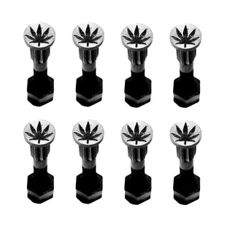 Screw City Skateboard Mounting Hardware 7/8" - Sweet Leaf Black