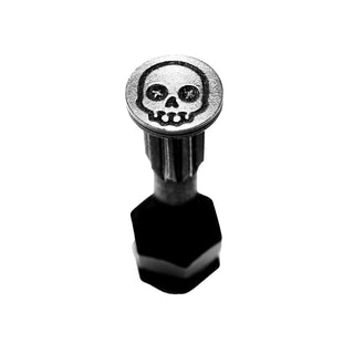 Screw City Skateboard Mounting Hardware 7/8" - Skull Black