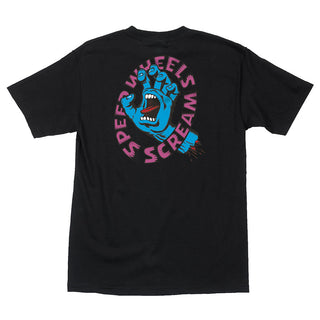 Santa Cruz Skateboards Shirt Screaming Hand Scream Black