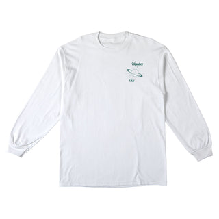 Thunder Skateboard Trucks Longsleeve Shirt Gas Giants White