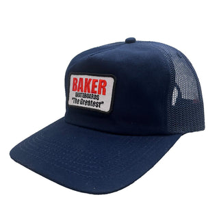 Baker Skateboards Hat The Greatest Mesh Trucker Navy