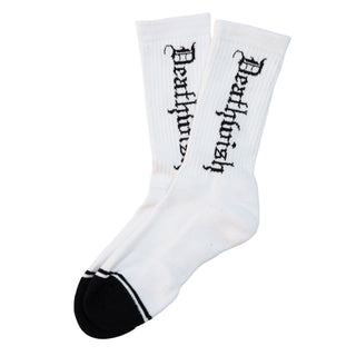 Deathwish Skateboards Socks Son Of Death White