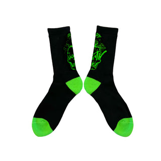 Deathwish Skateboards Socks Death TV Black