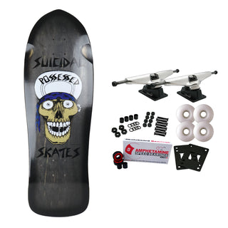 Dogtown Skateboard Complete Suicidal Skates Punk Skull Black 10.12" x 30.82" Old School
