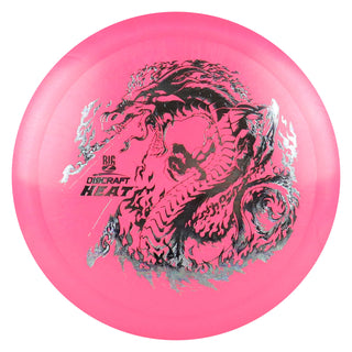 Discraft Disc Golf Big Z Heat Distance Driver 9/6/-3/1 Pink/Oli Slick 170-172g