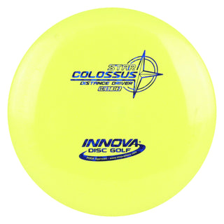 Innova Disc Golf Star Colossus Distance Driver 14/5/-2/3 Yellow/Navy Shatter 166 grams