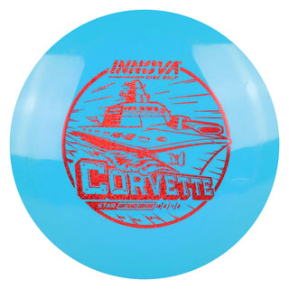 Innova Disc Golf Star Corvette Distance Driver 14/6/-1/2 Blue/Red Shimmer 167 grams