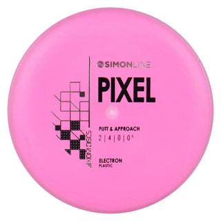 Axiom Disc Golf Simon Line Electron Lizotte Pixel Putter 2/4/0/0.5 Pink/Pink 166 grams