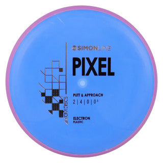 Axiom Disc Golf Simon Line Electron Lizotte Pixel Putter 2/4/0/0.5 Blue/Purple 170 grams