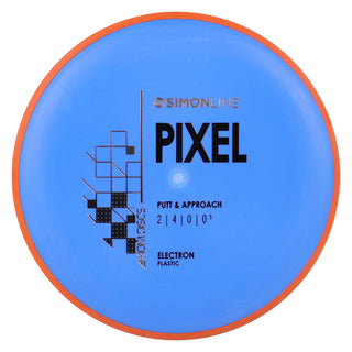 Axiom Disc Golf Simon Line Electron Lizotte Pixel Putter 2/4/0/0.5 Blue/Orange 165 grams