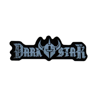 Darkstar Skateboard Sticker Center Knight Black Base/Grey 2.5" x 4.5"