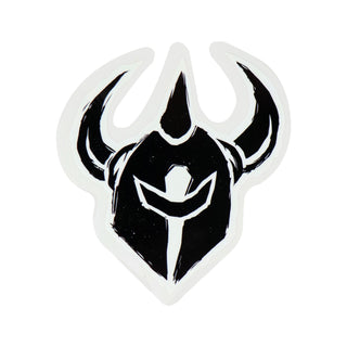 Darkstar Skateboard Sticker Urethane Knight Crest Black 3" x 3"