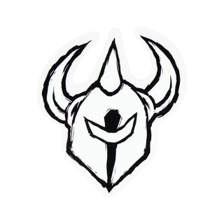 Darkstar Skateboard Sticker Urethane Knight Crest White 3" x 3"