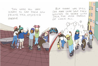 My First Skateboard Childrens Hardcover Book - Jonas Meets Jack, by Karl Watson