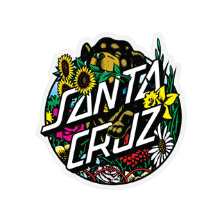 Santa Cruz Sticker Dressen Pup Multi Size 4"