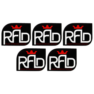 RAD Logo Sticker Black 2.5" 5-Pack