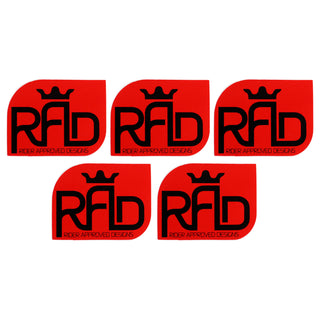 RAD Logo Sticker Red 2.5" 5-Pack